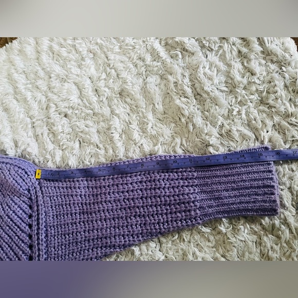 Oversized thickened purple high waist Cloth by RD sweater - Picture 7 of 10